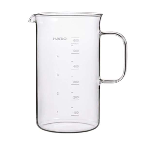 HARIO Craft Science Beaker 0,6 l - dzbanek do wody i napojów szklany
