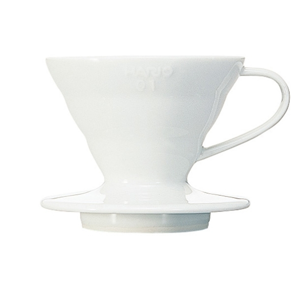 HARIO Drip V60-01 - dripper do kawy ceramiczny z miarką