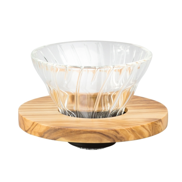 HARIO Drip V60-01 - dripper do kawy szklany z miarką
