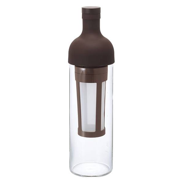 HARIO Filter-In Coffee Bottle 0,75 l brązowa - butelka do zimnej kawy z filtrem szklana