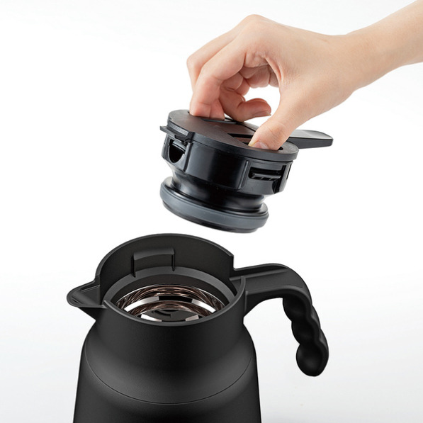 HARIO Insulated Stainless Steel Server V60-02 Plus 0,6 l - termos konferencyjny do kawy i herbaty ze stali nierdzewnej
