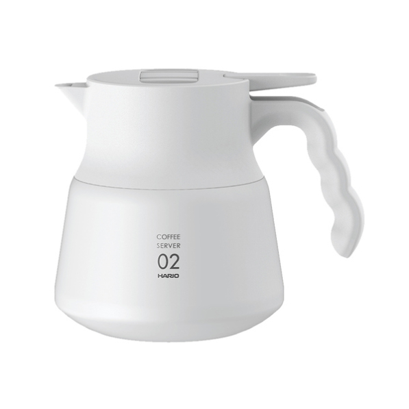 HARIO Insulated Stainless Steel Server V60-02 Plus 0,6 l - termos konferencyjny do kawy i herbaty ze stali nierdzewnej
