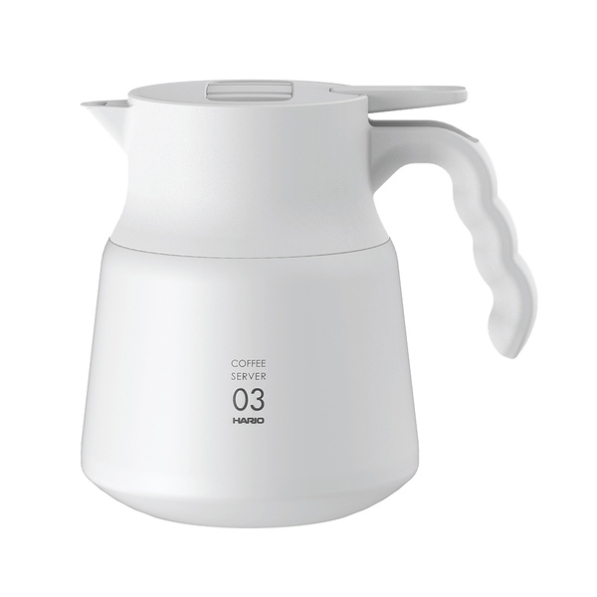 HARIO Insulated Stainless Steel Server V60-02 Plus 0,8 l - termos konferencyjny do kawy i herbaty ze stali nierdzewnej