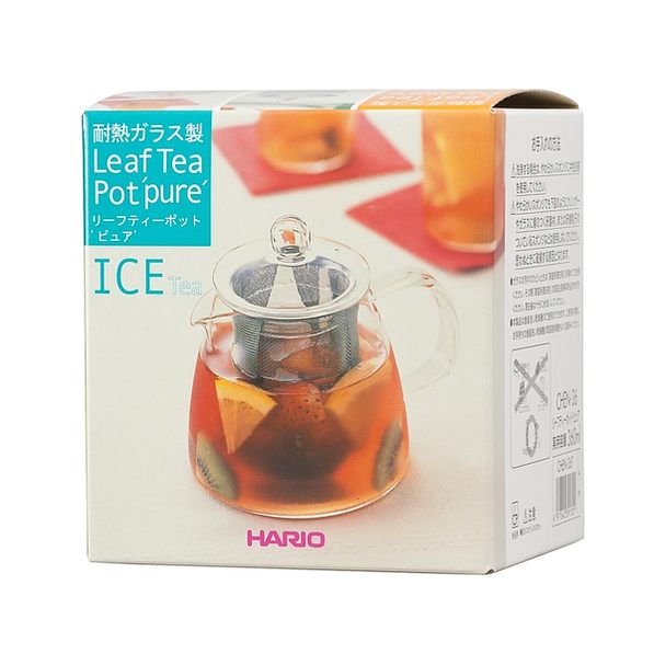 HARIO Leaf Tea Pot 0,36 l - dzbanek do herbaty z zaparzaczem szklany