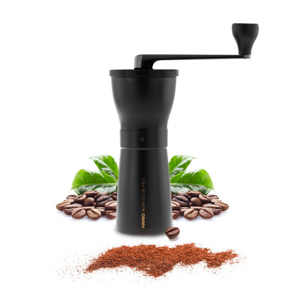 HARIO Mill Mini Slim Pro czarny - młynek do kawy stalowy ręczny