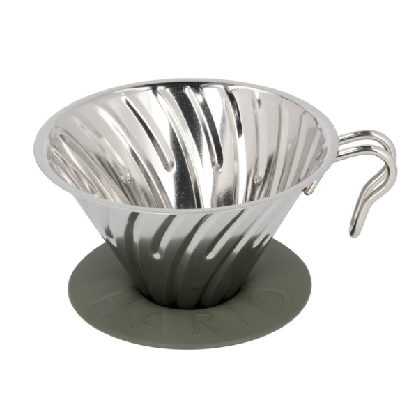 HARIO Outdoor V60-02 - dripper do kawy metalowy
