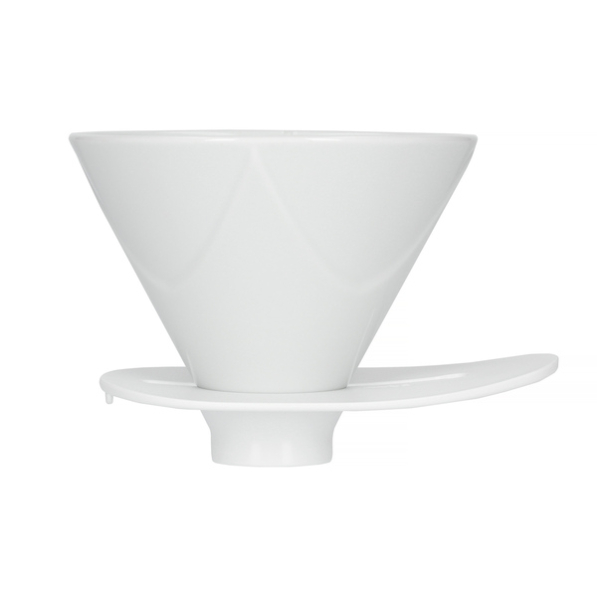 HARIO V60 Mugen - dripper / filtr do kawy ceramiczny z podstawką