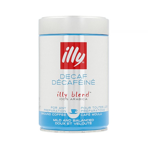 ILLY Espresso Decaffeinato 250 g - włoska kawa mielona bezkofeinowa