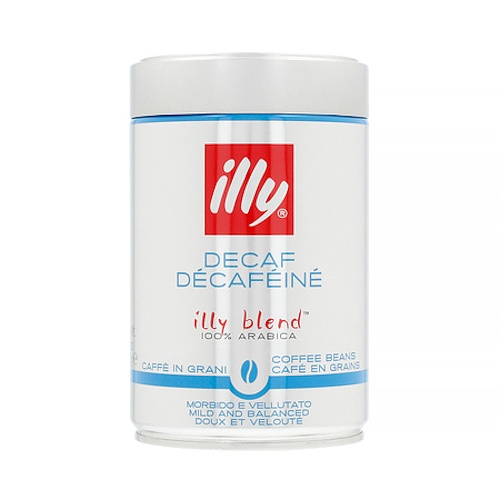 ILLY Espresso Decaffeinato 250 g - włoska kawa ziarnista bezkofeinowa do ekspresu