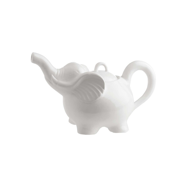 LA PORCELLANA BIANCA Elefanti 0,75 l - dzbanek do kawy i herbaty porcelanowy