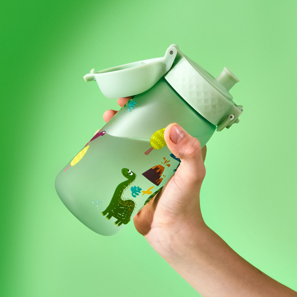 ION8 Recyclon Dinosaurs 0,35 l - butelka / bidon dla dzieci na wodę i napoje