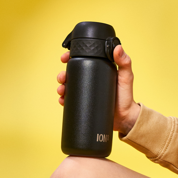 ION8 Double Wall Black 0,32 l - butelka termiczna ze stali nierdzewnej