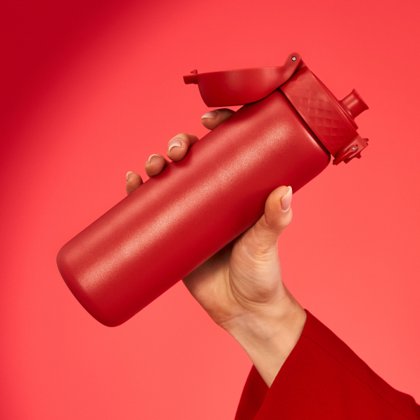 ION8 Double Wall Red 0,5 l - butelka termiczna ze stali nierdzewnej