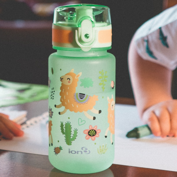 ION8 Recyclon Lamas 0,4 l - butelka / bidon dla dzieci na wodę i napoje