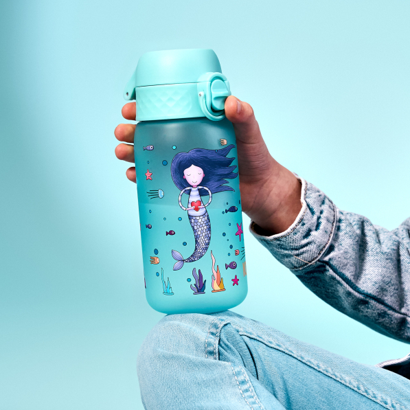 ION8 Recyclon Mermaids 0,35 l - butelka / bidon dla dzieci na wodę i napoje