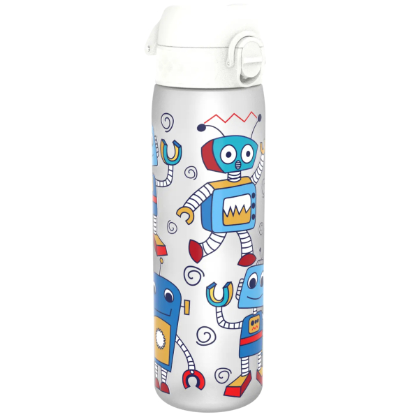ION8 Recyclon Robots 0,5 l - butelka / bidon dla dzieci na wodę i napoje