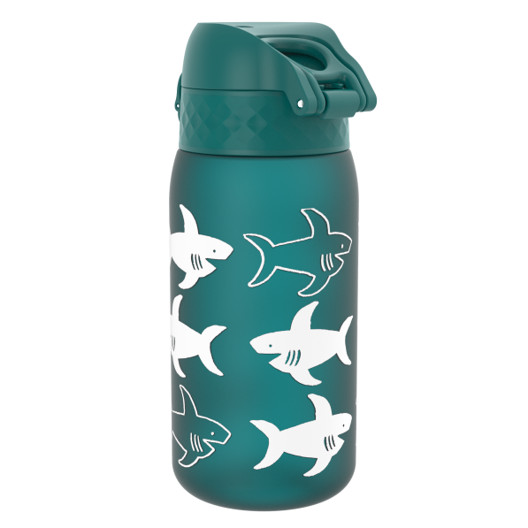 ION8 Recyclon Sharks 0,4 l - butelka / bidon dla dzieci na wodę i napoje