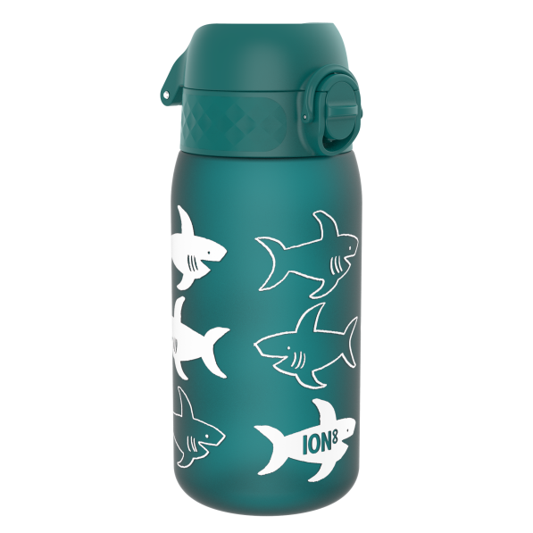 ION8 Recyclon Sharks 0,4 l - butelka / bidon dla dzieci na wodę i napoje