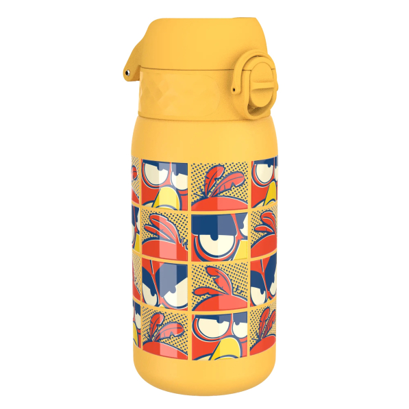 ION8 Single Wall Angry Birds 0,4 l - butelka / bidon dla dzieci na wodę i napoję ze stali nierdzewnej