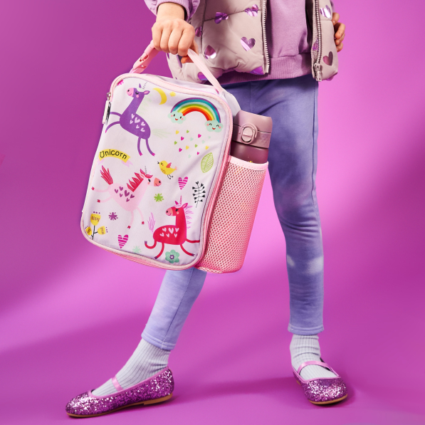 ION8 Unicorns 26,5 x 19,5 cm - torba na lunch termoizolacyjna dla dzieci