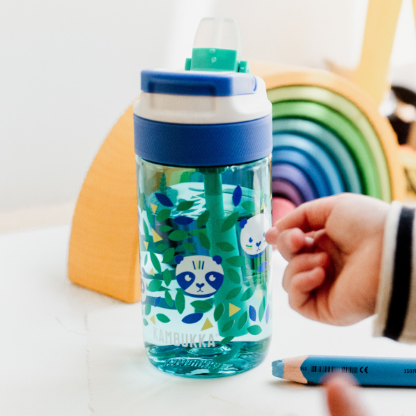 KAMBUKKA Lagoon Chief Panda 400 ml zielona - butelka na wodę i napoje tritanowa