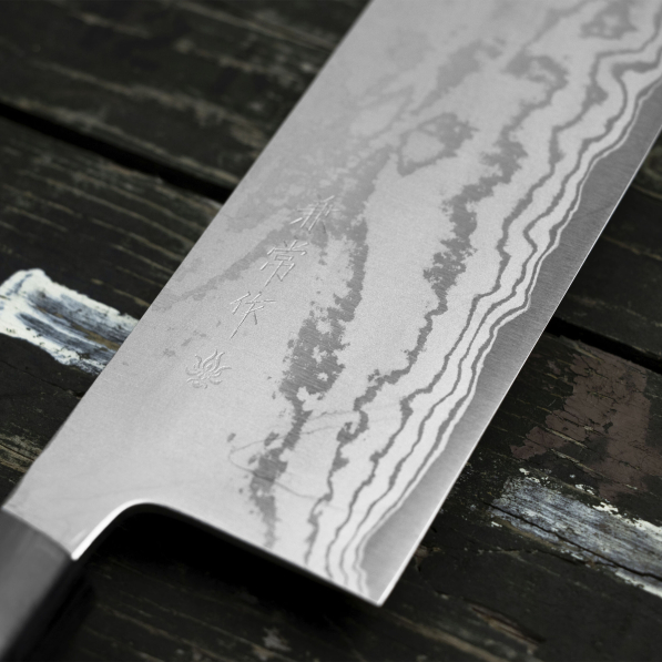 KANETSUNE SEKI 400 16,5 cm - nóż japoński Nakiri ze stali węglowej