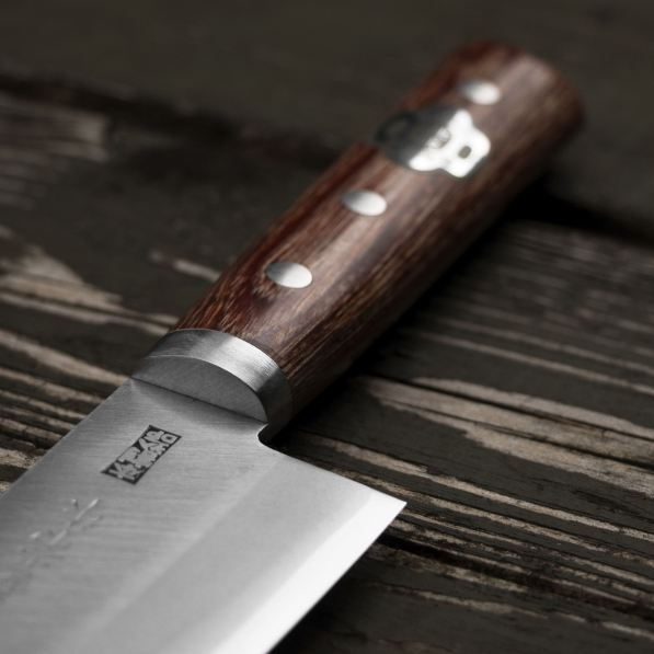 KANETSUNE SEKI 2000 16,5 cm - nóż japoński Santoku ze stali wysokowęglowej