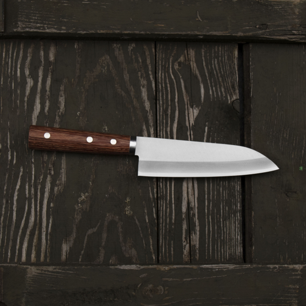 KANETSUNE SEKI 2000 16,5 cm - nóż japoński Santoku ze stali wysokowęglowej