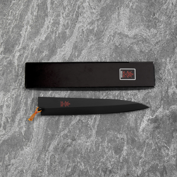 KANETSUNE SEKI 24 cm - saya / pochwa drewniana na nóż japoński Yanagiba