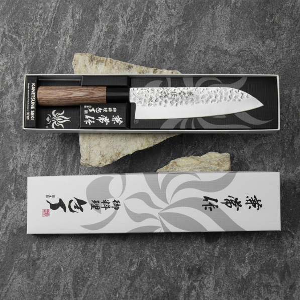 KANETSUNE SEKI 950 16,5 cm - nóż japoński Santoku ze stali nierdzewnej