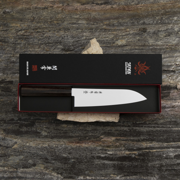 KANETSUNE SEKI Ichizu Mono 18 cm - nóż japoński Santoku ze stali nierdzewnej