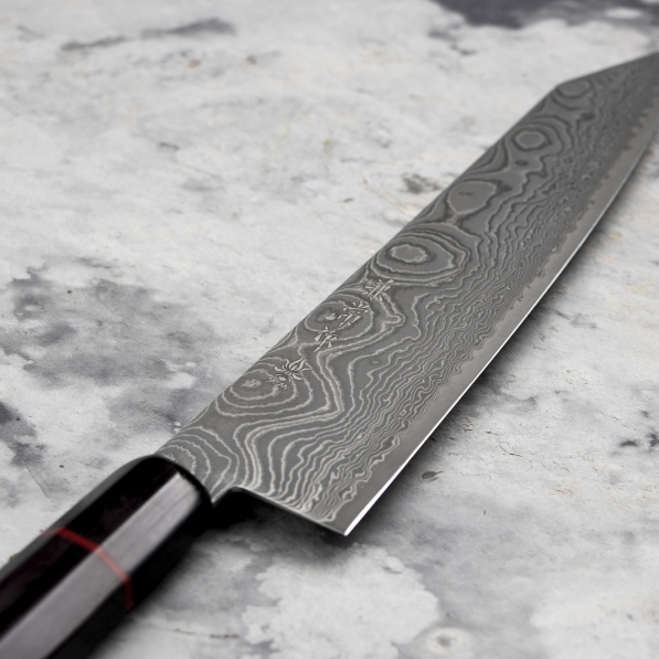 KANETSUNE SEKI Namishibuki 21 cm - nóż japoński Kiritsuke ze stali nierdzewnej z pochwą