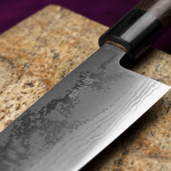 KANETSUNE SEKI Zen-Bokashi 17 cm - nóż japoński Bunka ze stali węglowej 