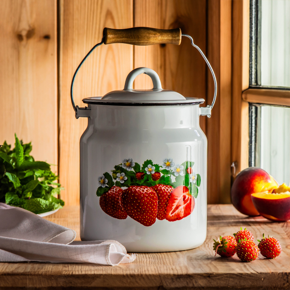Kanka na mleko emaliowana 3,3 l