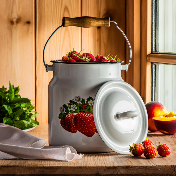 Kanka na mleko emaliowana 3,3 l