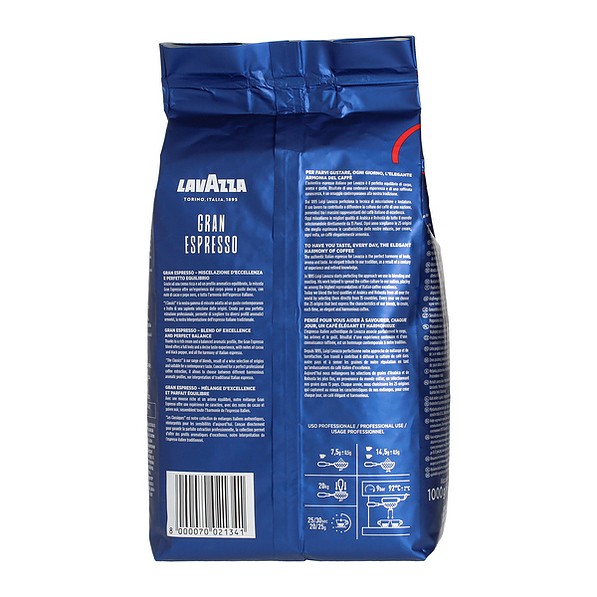 Kawa ziarnista do ekspresu LAVAZZA GRAN ESPRESSO 1 kg