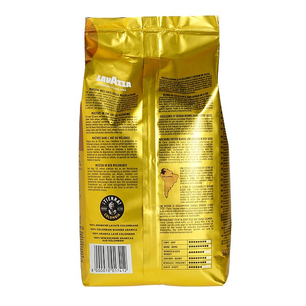 Kawa ziarnista do ekspresu LAVAZZA TIERRA COLOMBIA 1 kg 