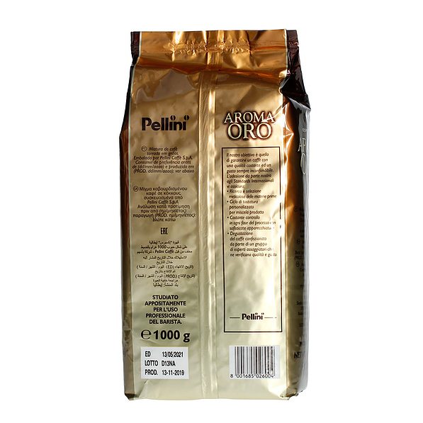 PELLINI Aroma Oro - kawa ziarnista do ekspresu 1 kg