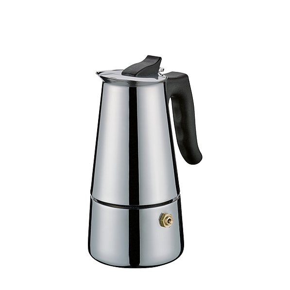Kawiarka stalowa ciśnieniowa CILIO ADRIANA - kafetiera na 4 filiżanki espresso (4 tz)
