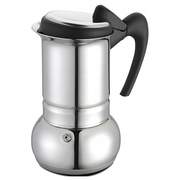 GAT Thema 4 filiżanki espresso (4 tz) - kawiarka stalowa ciśnieniowa
