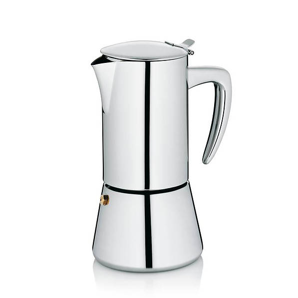 Kawiarka stalowa ciśnieniowa KELA LATINA - kafetiera na 6 filiżanek espresso (6 tz)