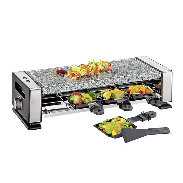 KUCHENPROFI Vista 8 - grill raclette na 8 osób stalowy elektryczny