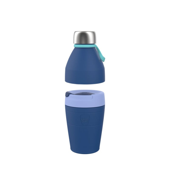 KEEPCUP Helix Thermal Kit M Gloaming 530 ml - kubek / butelka termiczny z 2 pokrywkami ze stali nierdzewnej