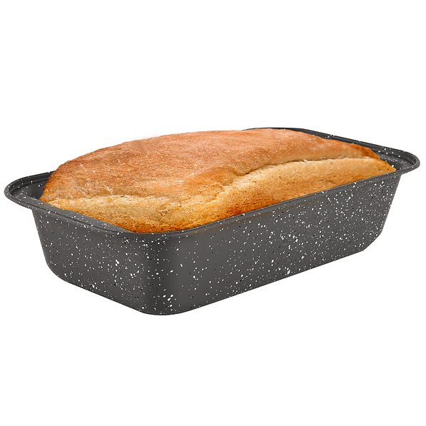 Keksówka / Forma do pieczenia chleba i pasztetu metalowa GRANDE SZARA 27,5 x 15 cm
