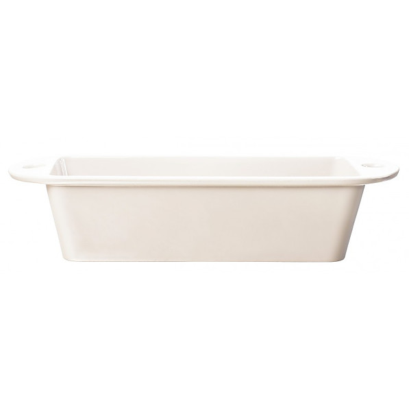 REVOL Otello 24 x 9 cm biała – keksówka / forma do pieczenia chleba i pasztetu porcelanowa