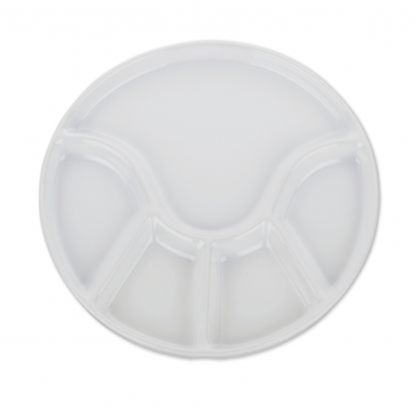 KELA Annelie biały - półmisek / talerz do fondue ceramiczny