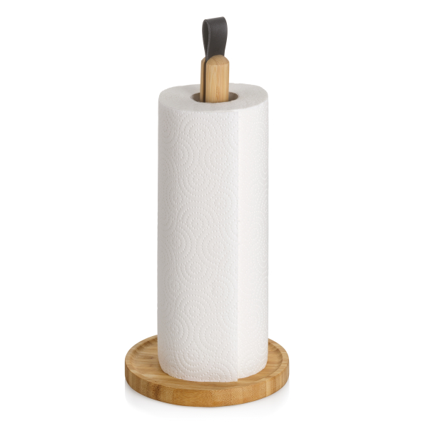 KELA Clea 33 cm - stojak na ręczniki papierowe drewniany