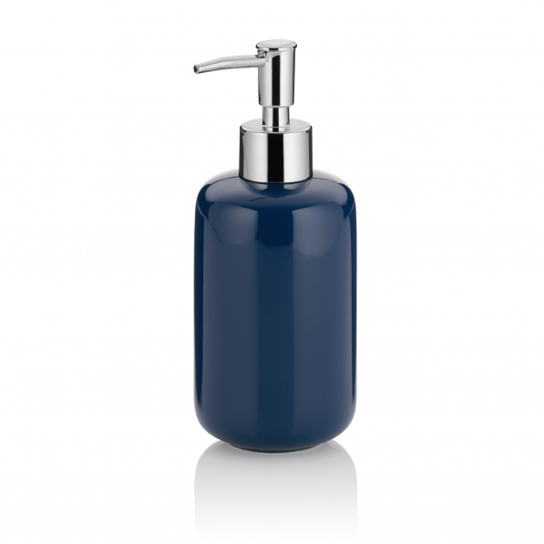 KELA Isabella 400 ml granatowy - dozownik do mydła w płynie lub płynu do mycia naczyń ceramiczny