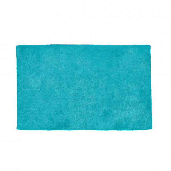 KELA Ladessa Uni 100 x 60 cm turkusowy - dywanik łazienkowy bawełniany 