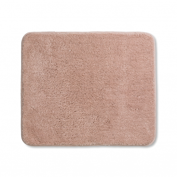 KELA Livana 80 x 50 cm różowy - dywanik łazienkowy z mikrofibry